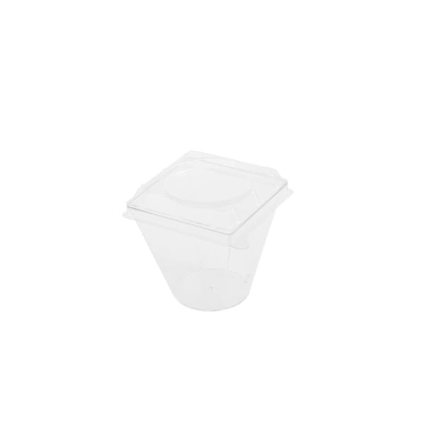 Capac cupa desert, transparent LD12, 60X60 mm, 60 buc/set [1]