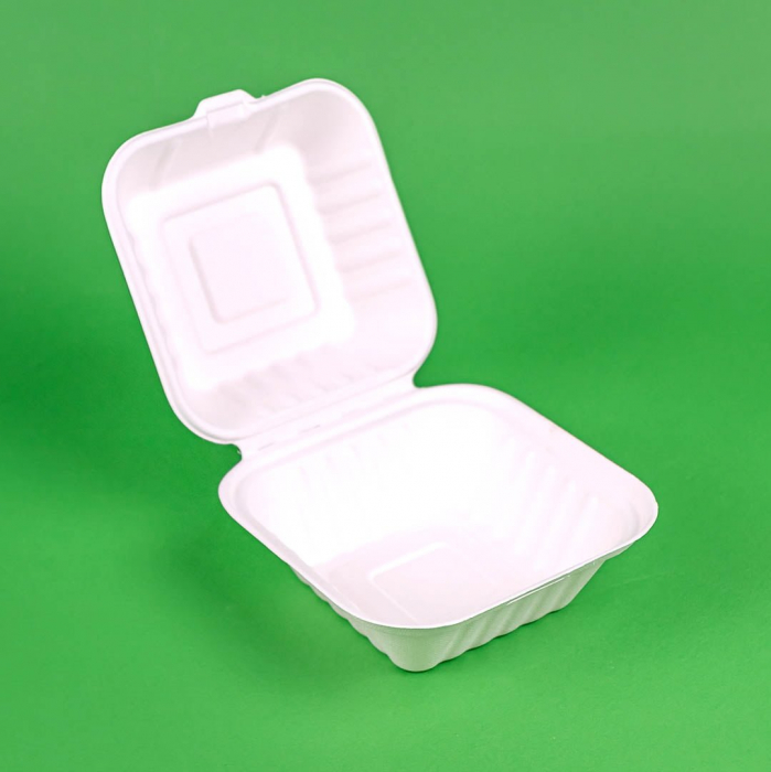Caserola hamburger bio din trestie 50 buc/set [2]