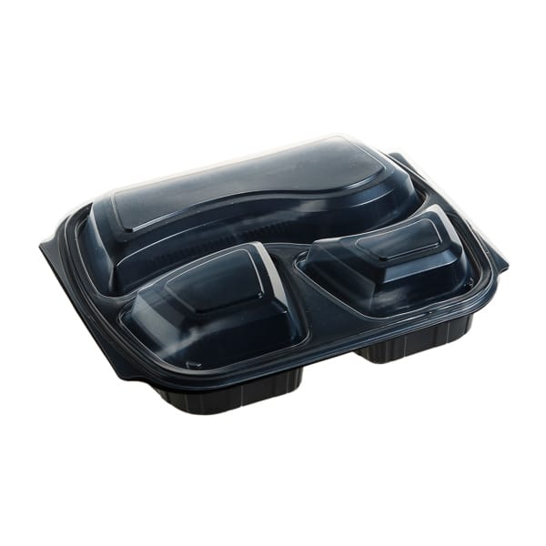 Caserola pp cu capac tricompartimentata 50/set [1]