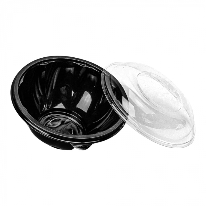 Caserola salata neagra 500gr + capac 100/set [1]