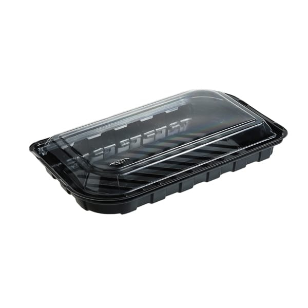 Caserole negre dreptunghi + capac 500cc IT129 50 buc/set [1]