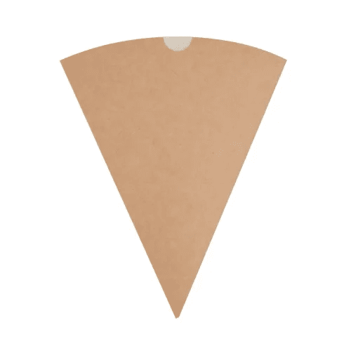 Con carton kraft pentru clatite/cartofi 100 buc/set [1]