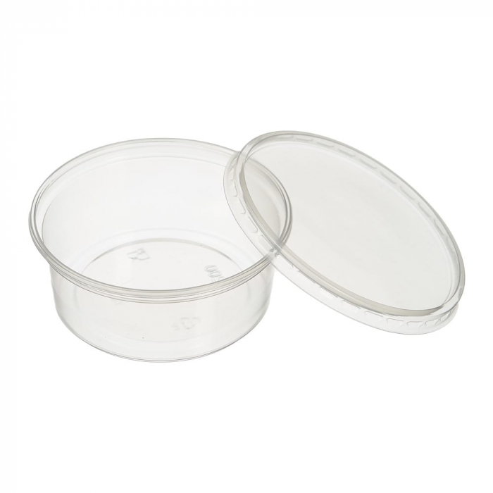 Cupa pt. sos 200 ml rotunda 100/set (+cap) [2]