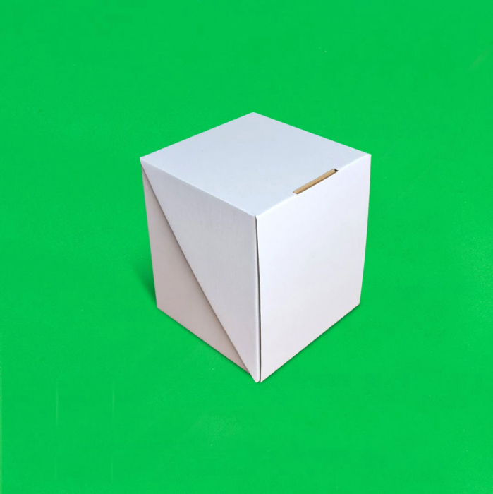 Cutie burger 100 buc/set alb 130x130x160 mm [2]