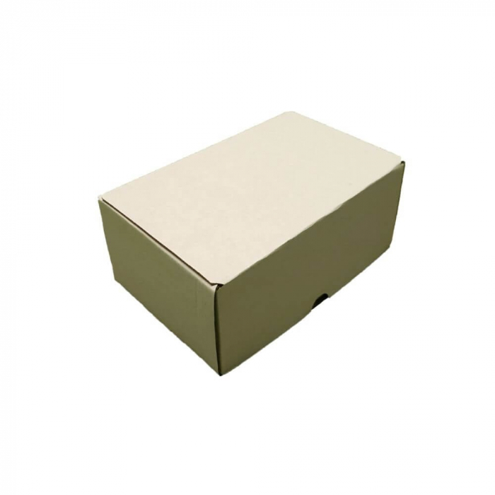 Cutie burger cu separator de cartofi 100 buc/set alb 180x120x80 [4]