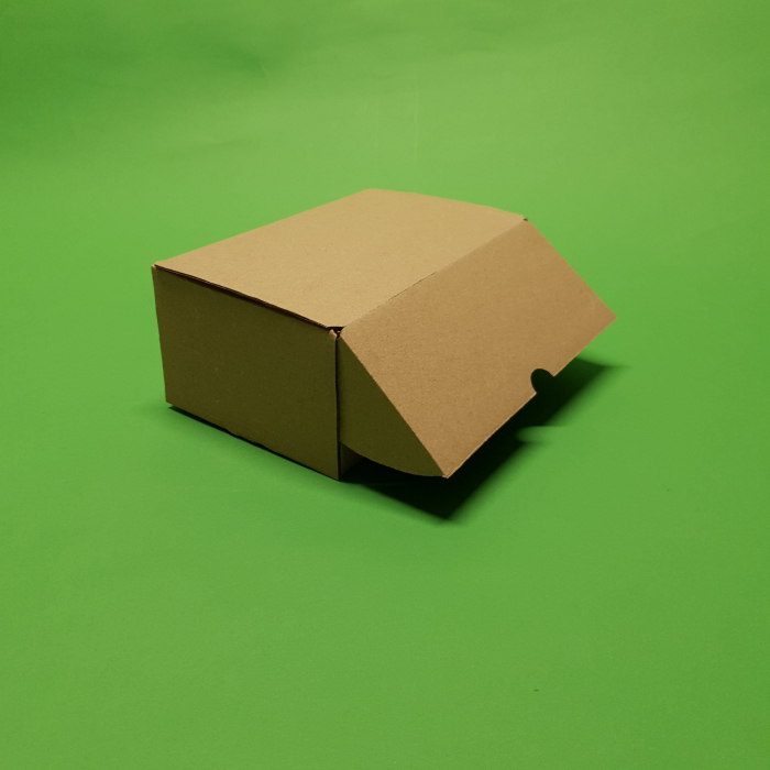Cutie burger cu separator de cartofi 100 buc/set natur 220x140x110 [3]