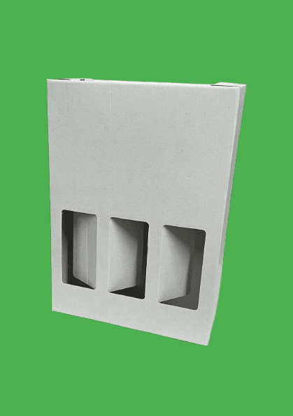 Cutie cadou 3 sticle vin cu maner 235x75x335 mm 50 buc/set folie [3]