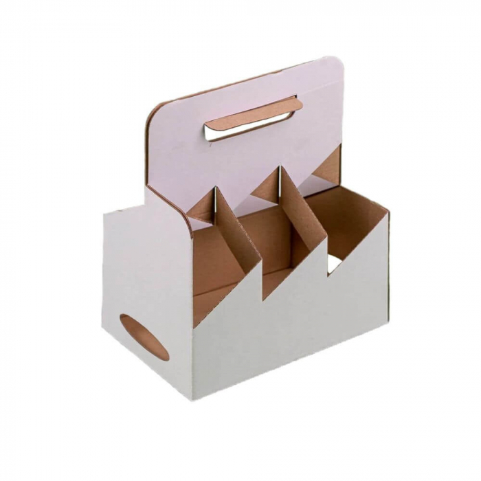 Cutie carton alb SIX PACK 0,33 ML 100 buc/set [1]