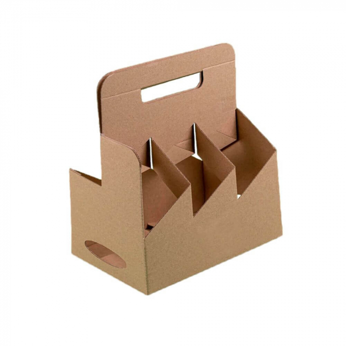 Cutie carton natur SIX PACK 0,33 ML 100 buc/set [1]