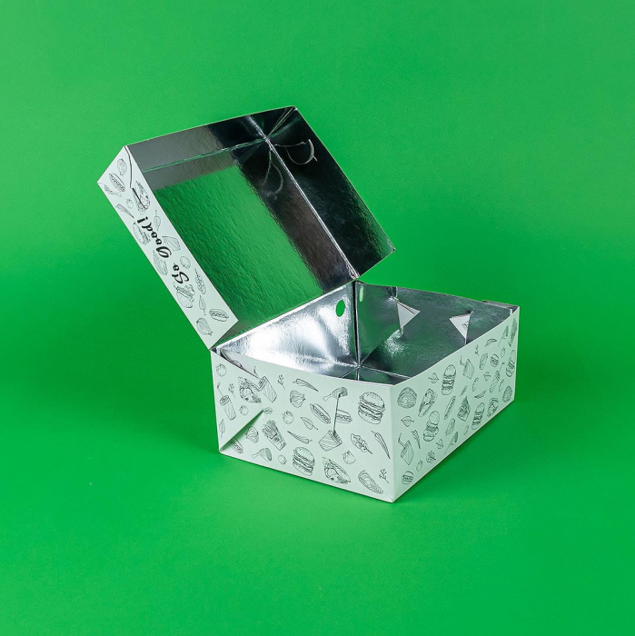 Cutie meniu Urban interior aluminiu 190x145x80mm 135 buc/set [3]