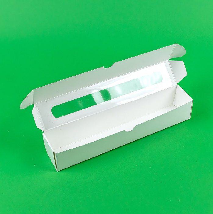 Cutii macarons cu display din plastic transparent GC1 50 buc/set 150x50x50 mm [2]