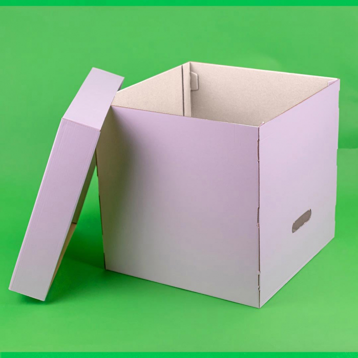 Cutii tort cu capac 330x330x330 mm folie 25 buc/set [2]