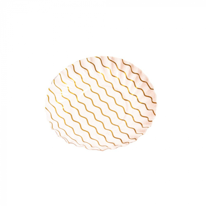 Farfurii plastif. cu dungi a8 (500/set) [1]