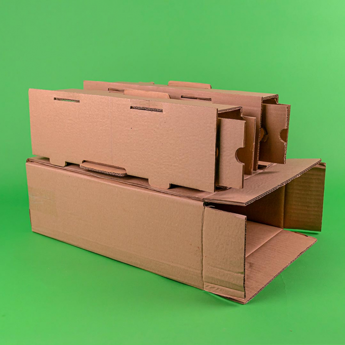 Greutate 18,09 kg Dimensiuni colet 58 × 53,5 × 60 cm Activitate Cutii curierat ,  Industria alimentară / Industria nealimentară , Cutii Transport Dimensiuni 370x130x340 Material CO5/BC natur interior + exterior T3FT/BC Tip produs CUTII PLIATE ,  CUTII TIP BAX ,  CUTII TRANSPORT , FEFCO 0201 Numar bucati/set 50 [2]