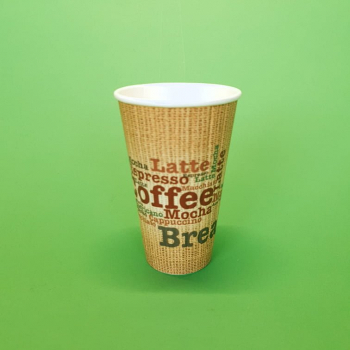 Pahare carton cu perete dublu 16 oz 40 buc/set [2]