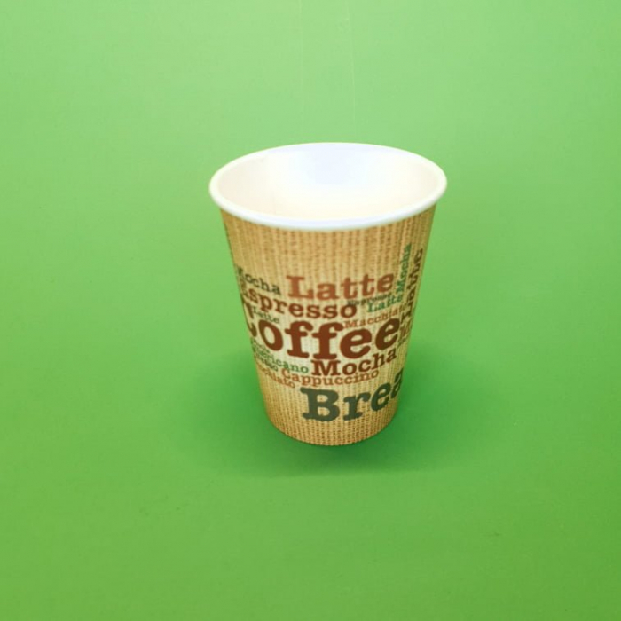 Pahare carton cu perete dublu 8 oz 40 buc/set [4]