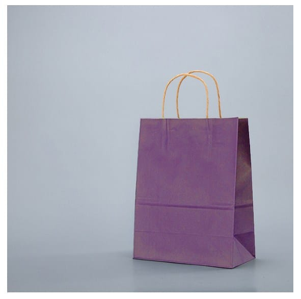 Pungi hartie maro,colorate 100% lila – 25x14x30 – 100 buc [1]