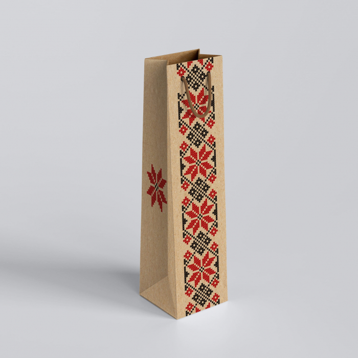 Pungi hartie vin traditional, maner snur – 11x10x38cm – 25 buc [1]