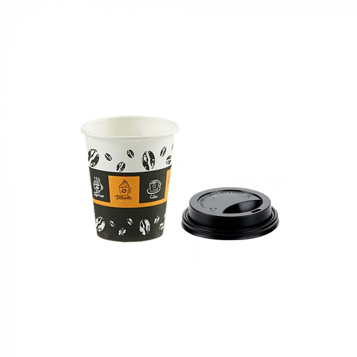 ***raft*** set pahare carton 7oz + capace10/set [1]