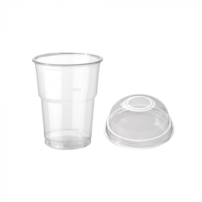***raft*** set pahare !!pet!! 8oz + capace bombate 10/set [1]
