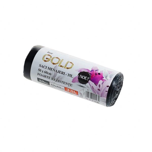 Saci menaj 35L Gold, 50 buc/rola [1]