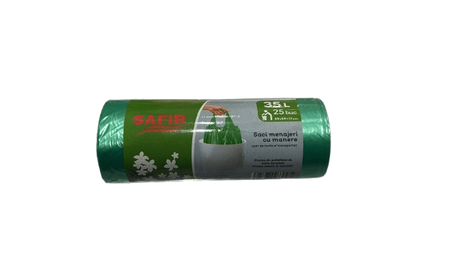 Saci menaj parfumati 35l (50/set) cu maner „safir” [1]