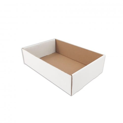 Tavite carton ondulat 100 buc/set alb 305X225X50 mm [1]