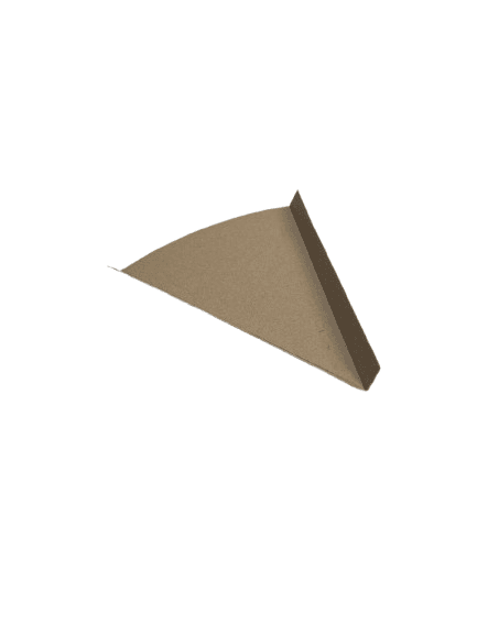 Triunghi pizza 210x150x20 mm 100 buc/set natur [1]