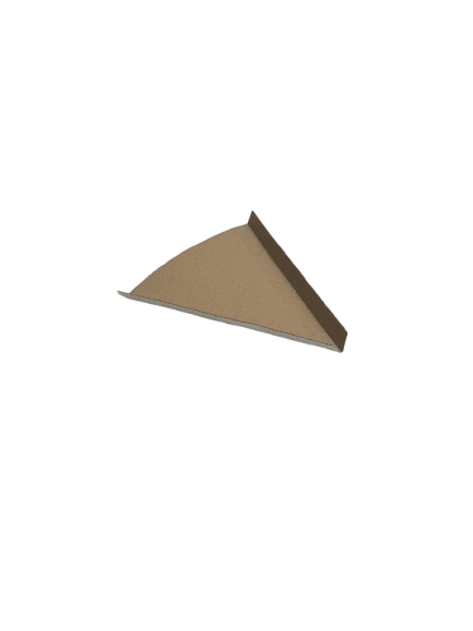 Triunghi pizza 250x190x20 mm 100 buc/set Alb [1]