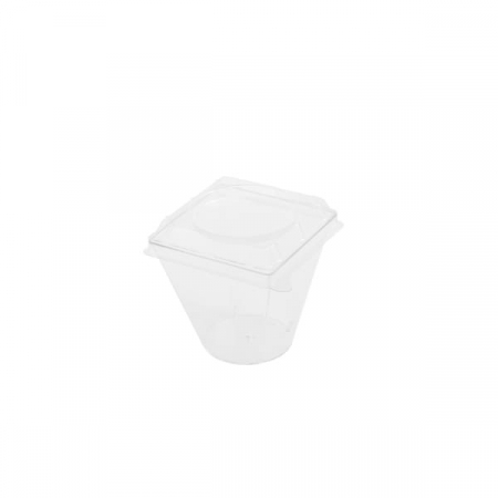 Cupe desert - Capac cupa desert, transparent LD12, 60X60 mm, 60 buc/set