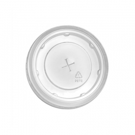 Accesorii - Capac plat cu orificiu pentru pai 100 buc/set