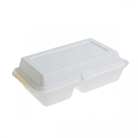 Caserole Food Universale - Caserola bicompartimentata bio din trestie de zahar 50 buc/set