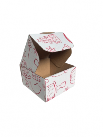 Cutie autoformare 100 buc/set alb pretiparit 100x100x60 mm [1]