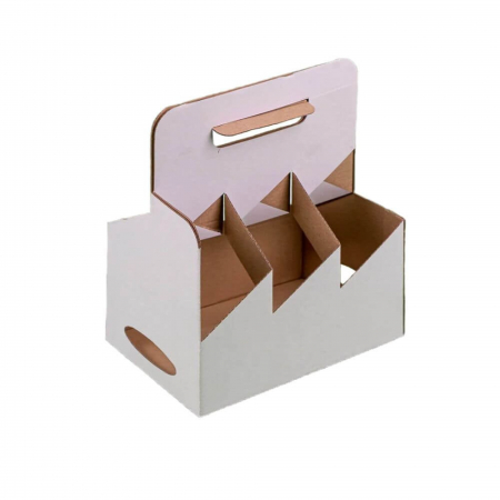 Six Pack - Cutie carton alb SIX PACK 0,33 ML 100 buc/set