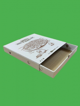 Cutii Pizza Generic - CUTII PIZZA GENERIC CU SERTAR 100 SET ALB 320X320X40