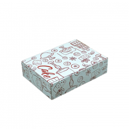Cutii Prajituri Generic - Cutii prajituri T2 pretiparite 100 buc/set alb 155x115x100 mm