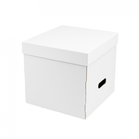 Cutii Tort Blank - Cutii tort cu capac 330x330x330 mm folie 25 buc/set