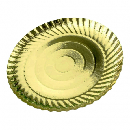 Farfurii Carton - Farfurii carton r4 aur 100/set 33cm