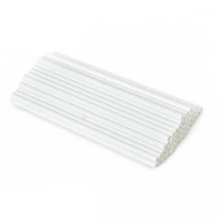Paie - Paie bio 8mm albe 100 BUC/SET
