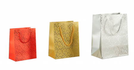 Sacose, Pungi, Saci - Punga cadou imprimate 14×17 12 buc/set