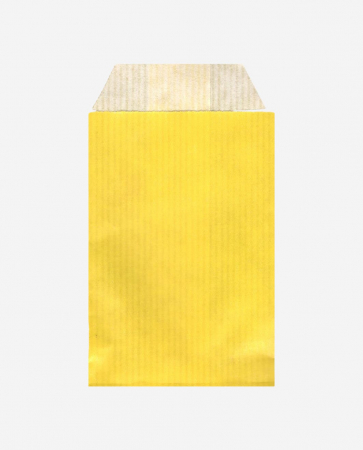 Pungi Cadouri - Punga mercerie galbena – 7×12 cm – lwc alb 70gr/m2 – 250 buc