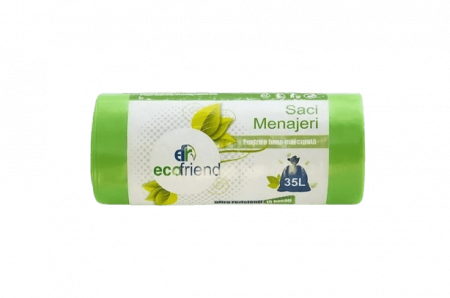 Saci Menajeri - Saci menaj „ecofriend” 35l (15/set) verzi