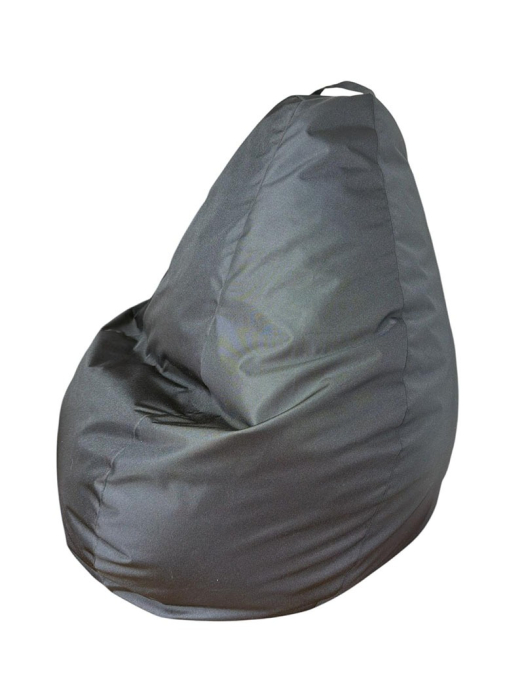 Fotoliu puf tip para, Model para, Material impermeabil, Usor de curatat, Maner, Husa detasabila, Varsta 3-6 ani, Negru [2]