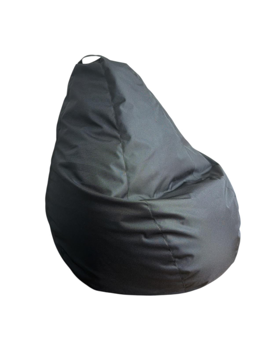 Fotoliu puf tip para, Model para, Material impermeabil, Usor de curatat, Maner, Husa detasabila, Varsta 6-12 ani, Negru [3]