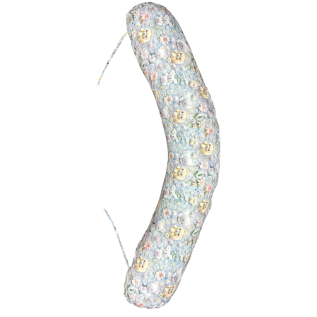 Perne Gravide - Perna gravide 3 in 1 Lucia, Circulatie optima aer, Anti-alergenica, Model ursuletii veseli, 135x35 cm, husa detasabila