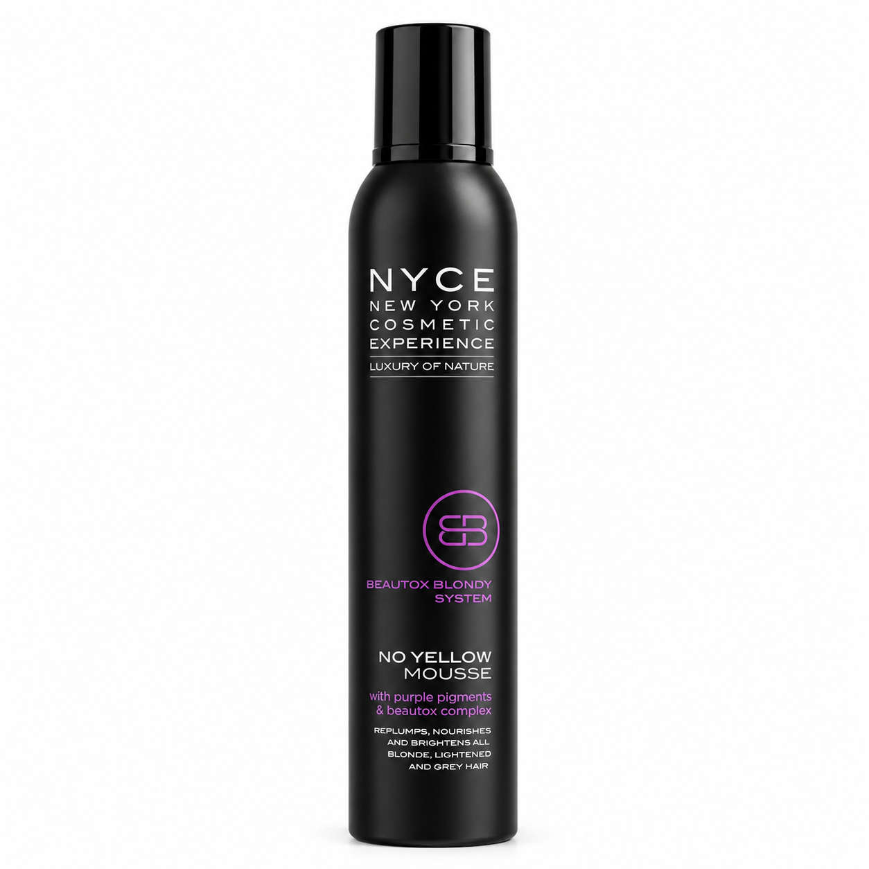 Spumă hidratantă anti-îngălbenire NYCE No Yellow Mousse, 300 ml [2]