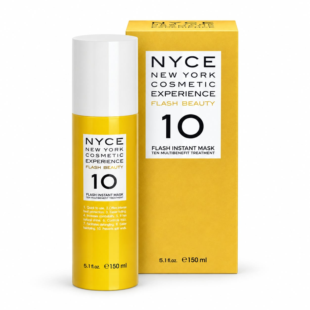 Tratament leave-in cu 10 beneficii NYCE Flash Beauty Instant Mask [2]