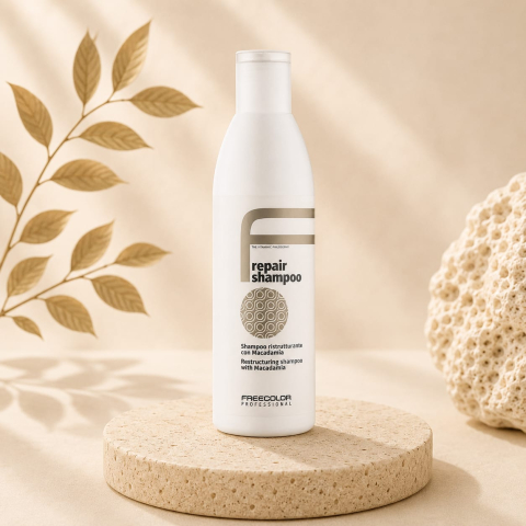 Șampoane - Șampon restructurant cu ulei de macadamia Freecolor Shampoo Repair Macadamia, 250 ml