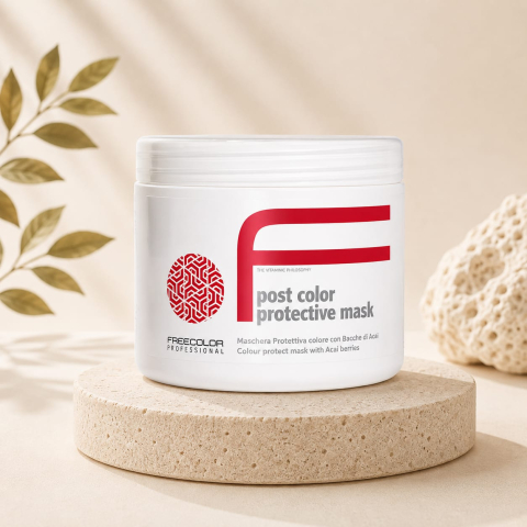 Măști - Mască profesională pentru protejarea culorii cu fructe de acai Freecolor Protective Mask, 500 ml