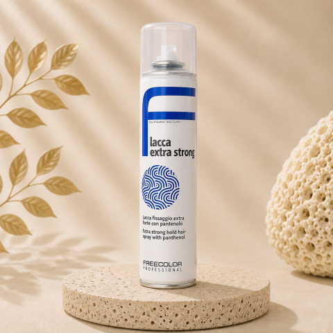 Styling - Fixativ profesional cu fixare extra puternică Freecolor Laquer Extra Strong, 300 ml
